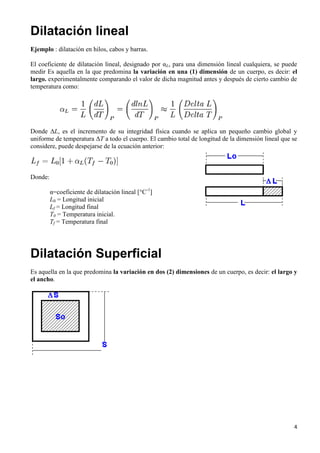DILATACION TERMICA