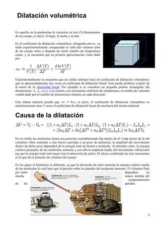 DILATACION TERMICA