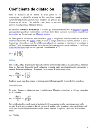 DILATACION TERMICA