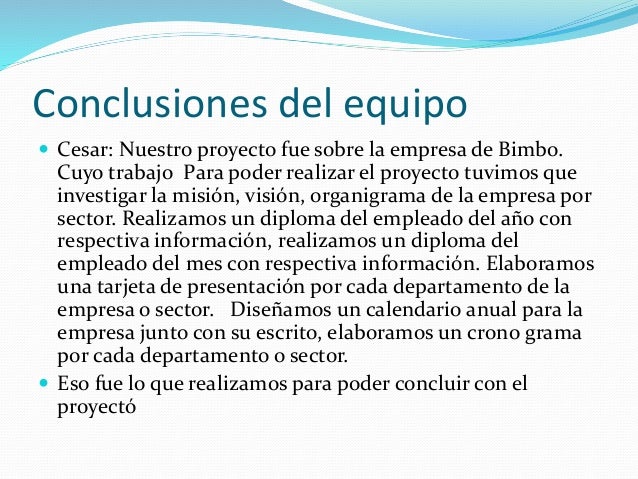 Empresas bimbo