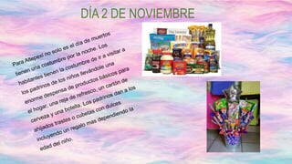 DÍA 2 DE NOVIEMBRE
 