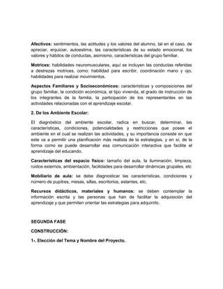 Proyecto De Aula | DOCX