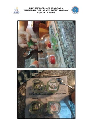 UNIVERSIDAD TÉCNICA DE MACHALA
SISTEMA NACIONAL DE NIVELACIÓN Y ADMISIÓN
AREA DE LA SALUD

 