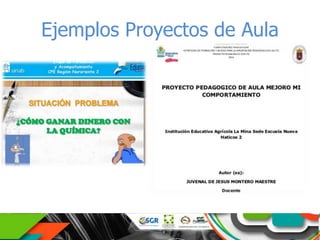 Ejemplos Proyectos de Aula
 
