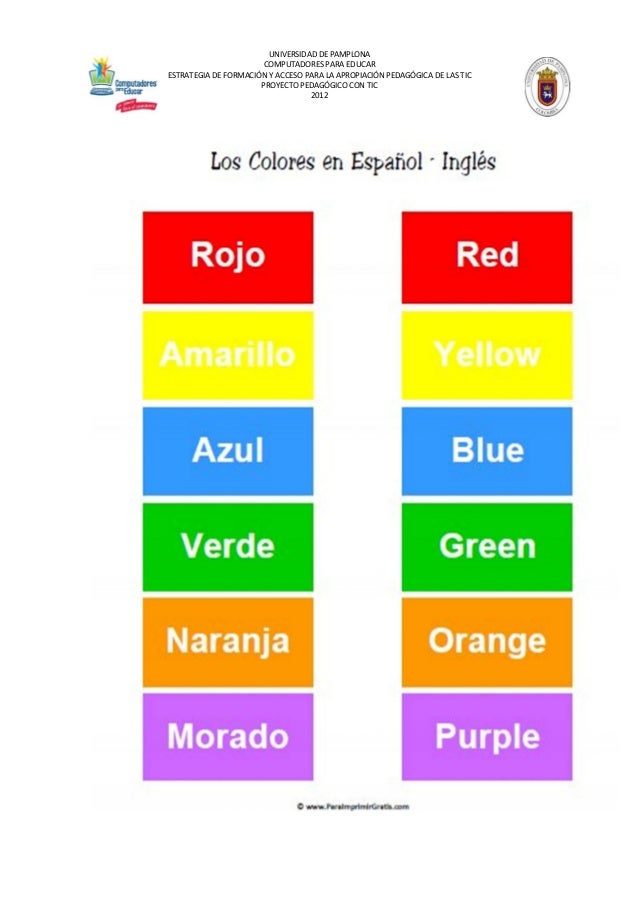 All Of The Live Forever Colores Primarios En Español E Ingles