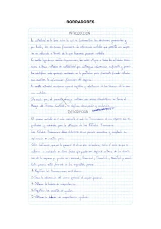 BORRADORES

 