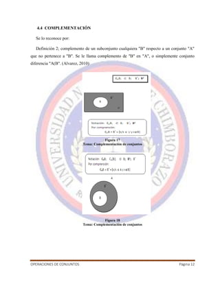 Proyecto de aula matemática (Operaciones de Conjuntos) | PDF