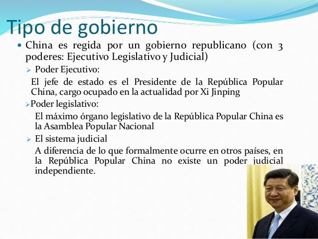 Que Forma De Gobierno Tiene China