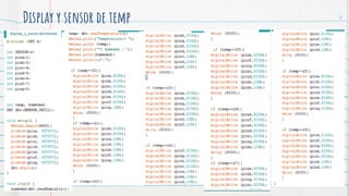 Display y sensor de temp 8
 
