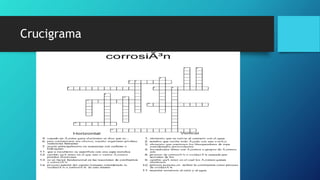 Crucigrama
 