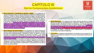 CAPÍTULO III
Red de Componentes Anatómicos
 