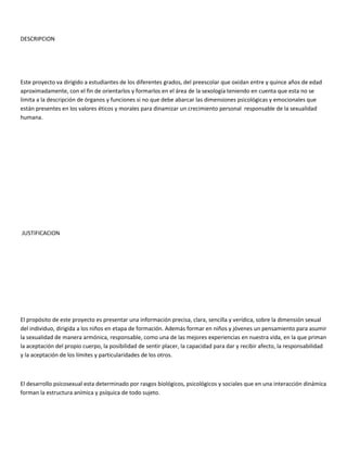 ALVARADO MI La Educación Afectiva en El Aula, PDF, Educación sexual