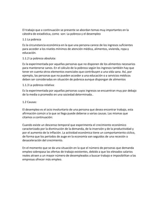 Proyecto  de estadistica