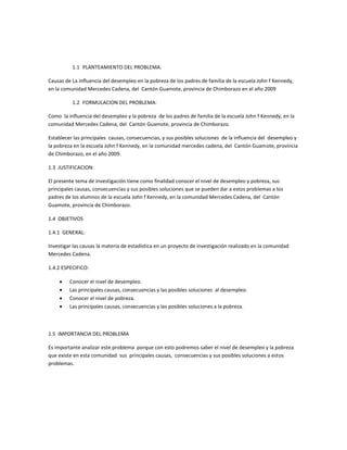 Proyecto  de estadistica