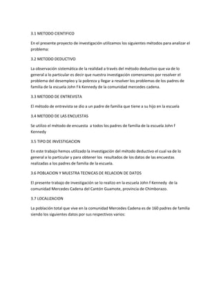 Proyecto  de estadistica