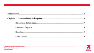 Laboratorio de Integración V: Costos,
Precios y Cotizaciones
Internacionales
 