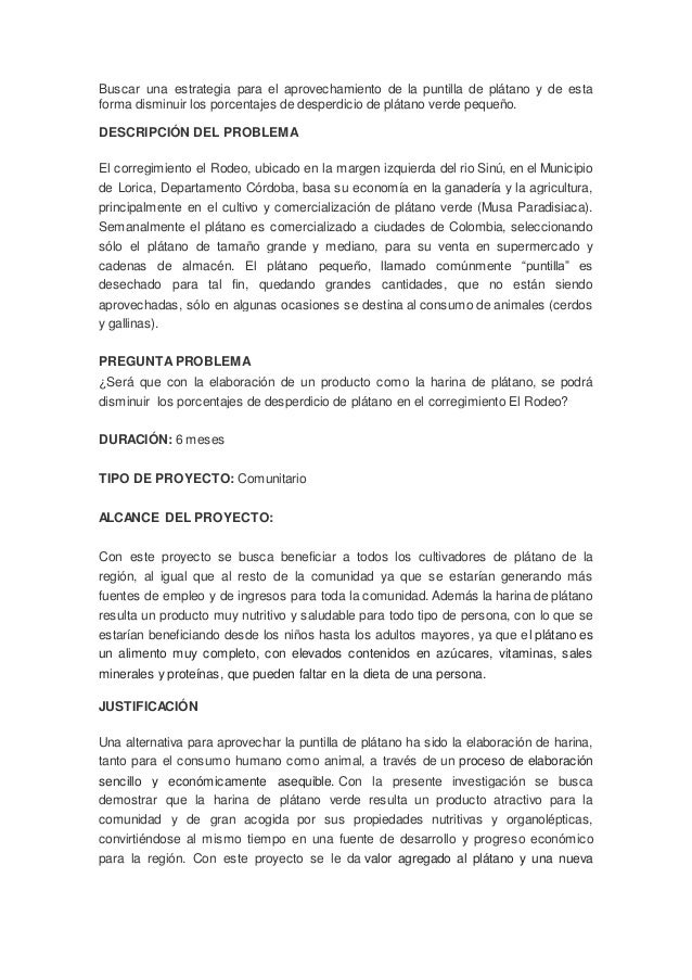 Elaboracion De Harina De Platano Pdf Converter