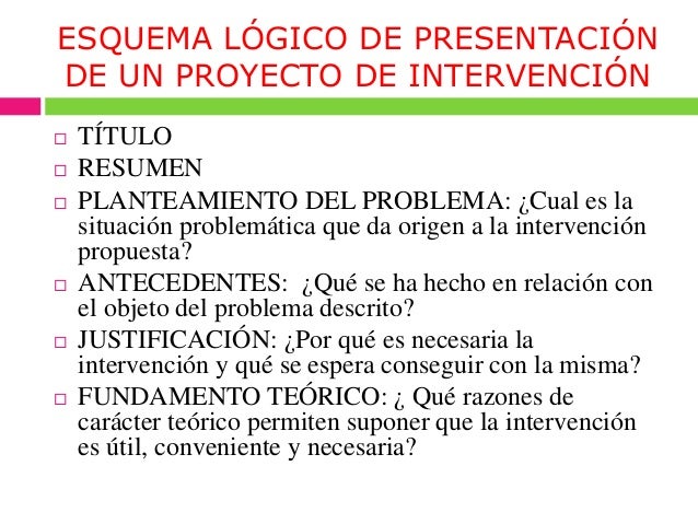 Proyecto de intervencion