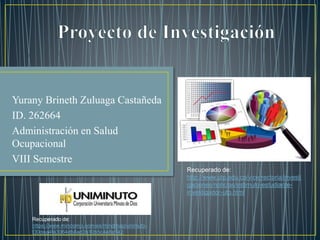 Yurany Brineth Zuluaga Castañeda
ID. 262664
Administración en Salud
Ocupacional
VIII Semestre
Recuperado de:
https://www.mindomo.com/es/mindmap/unimuto-
f30dea4fe3064db8ad3b10b5c4e8e142
Recuperado de:
http://www.utp.edu.co/vicerrectoria/investi
gaciones/noticias/estimulo-estudiante-
investigador-utp.html
 