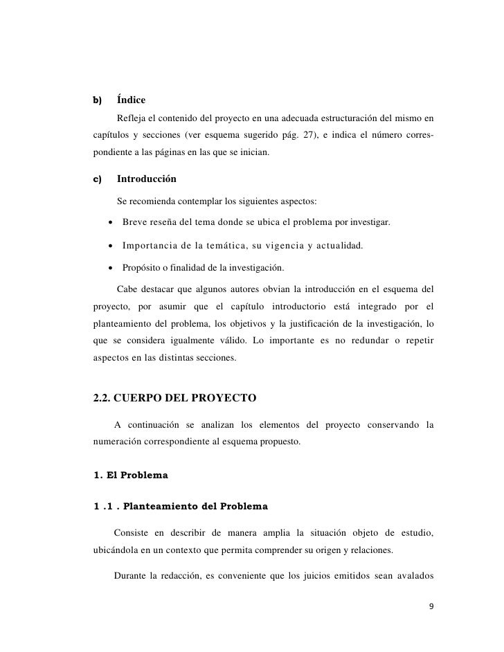 Ejemplo de proyecto de investigacion