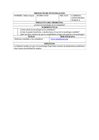 analisis información