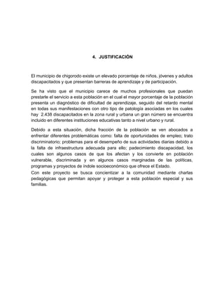 Proyecto de investigacion  cun