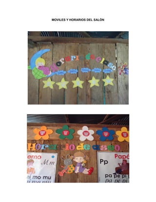 MOVILES Y HORARIOS DEL SALÒN
 