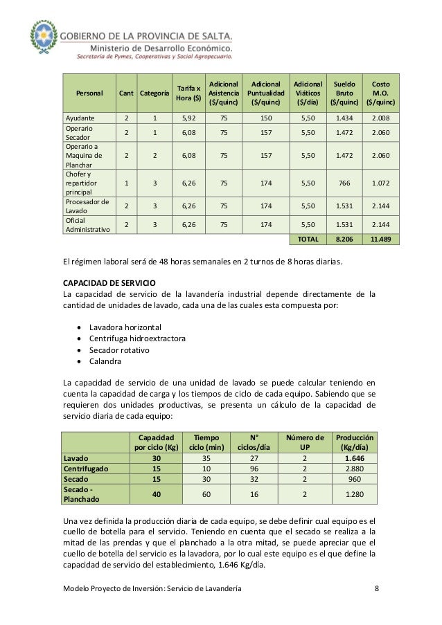 Proyecto de lavanderia