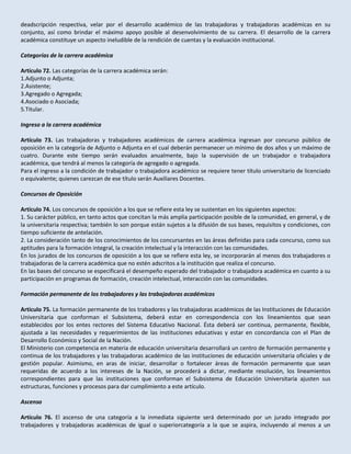 Proyecto de ley de educación universitaria