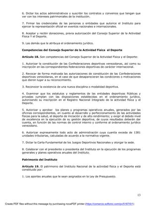 Proyecto De Ley Del Deporte Actualizado 2008