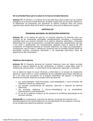Proyecto De Ley Del Deporte Actualizado 2008