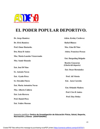 Proyecto De Ley Del Deporte Actualizado 2008