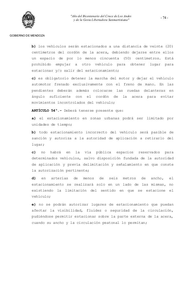 Proyecto De Ley De Seguridad Vial