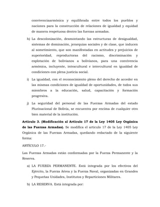 convivenciaarmónica y equilibrada entre todos los pueblos y
naciones para la construcción de relaciones de igualdad y equi...