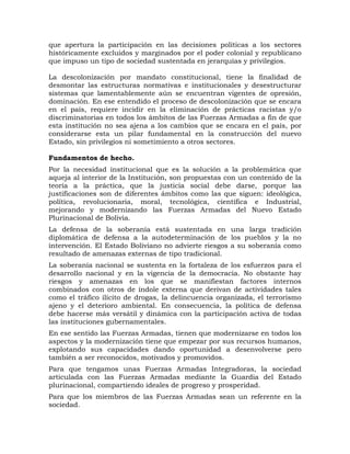 que apertura la participación en las decisiones políticas a los sectores
históricamente excluidos y marginados por el pode...