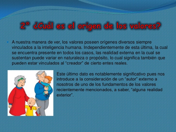 Proyecto de los valores