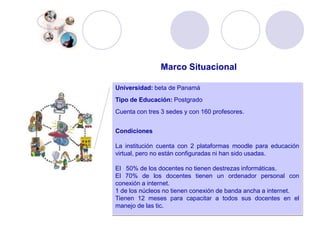 Evaluar cada una de las fases de desarrollo del programa de capacitación en el uso correcto de las Tecnologías de Información y Comunicación (TIC) en los procesos de enseñanza aprendizaje  de los docentes de la universidad.Consejo SuperiorDireccion de TecnologiaDireccion AcademicaConsejo AcademicoSub-DirecccionAdministrativaControl de EstudioY EvalaucionSub-DireccionAcademicaDiv. Planificacion y DesarrolloCajaCoord. EstudioCentro de Investigacion DigitalComprasCoord. DeportesPersonalCoord. CulturaEvaluacion y DiseñoCurricularMantenimientoBibliotecaPublicacionesCoord. Trabajo de GradoCoord.Pasantias contabilidad
