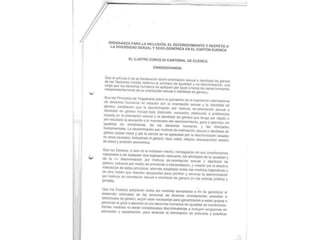 Informe Machado: Controversial Proyecto de Ordenanza LGBTI en Cuenca