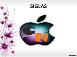 SIGLAS
 