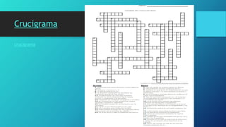 Crucigrama
crucigrama
 