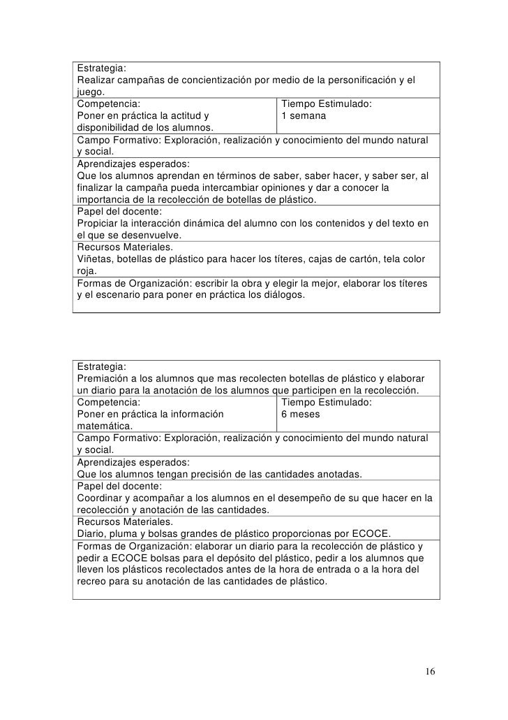 actividades sobre reciclaje para secundaria
