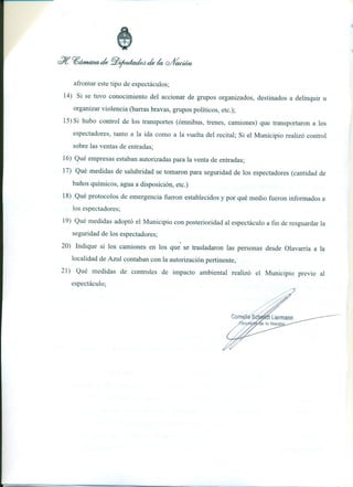 Proyecto de resolución olavarria