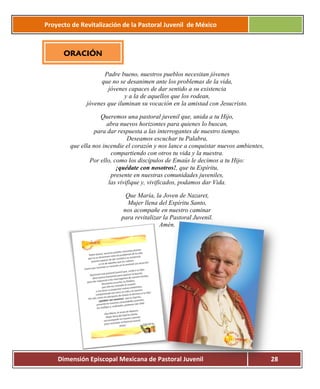 Proyecto Revitalización de la Pastoral Juvenil | PDF