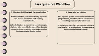 Proyecto desarrollo de Web Flow encaminado a la educación | PDF