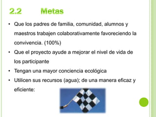 2.2		MetasQue los padres de familia, comunidad, alumnos y maestros trabajen colaborativamente favoreciendo la convivencia. (100%)