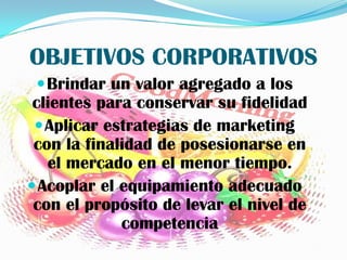 Objetivo GeneralDeterminar la factibilidad del proyecto de un establecimiento de Jugos Naturales en la ciudad de Quito para brindar a la gente una variedad de criterios de cómo pueden alimentarse de una manera más saludable.