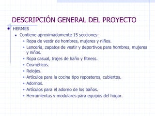 Proyecto de venta de ropa x internet