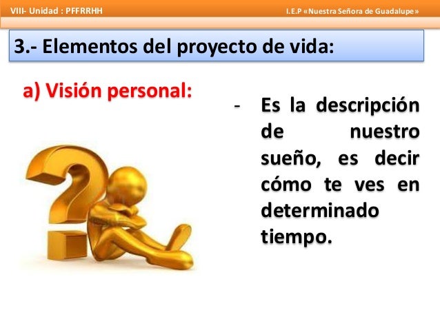 Proyecto de vida