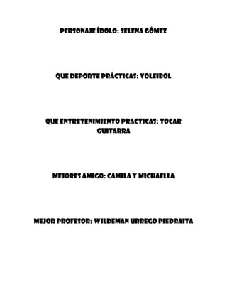 Proyecto de vida maribel
