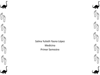 Salma Yulieth Yasno López
Medicina
Primer Semestre
15/02/2021
1
 